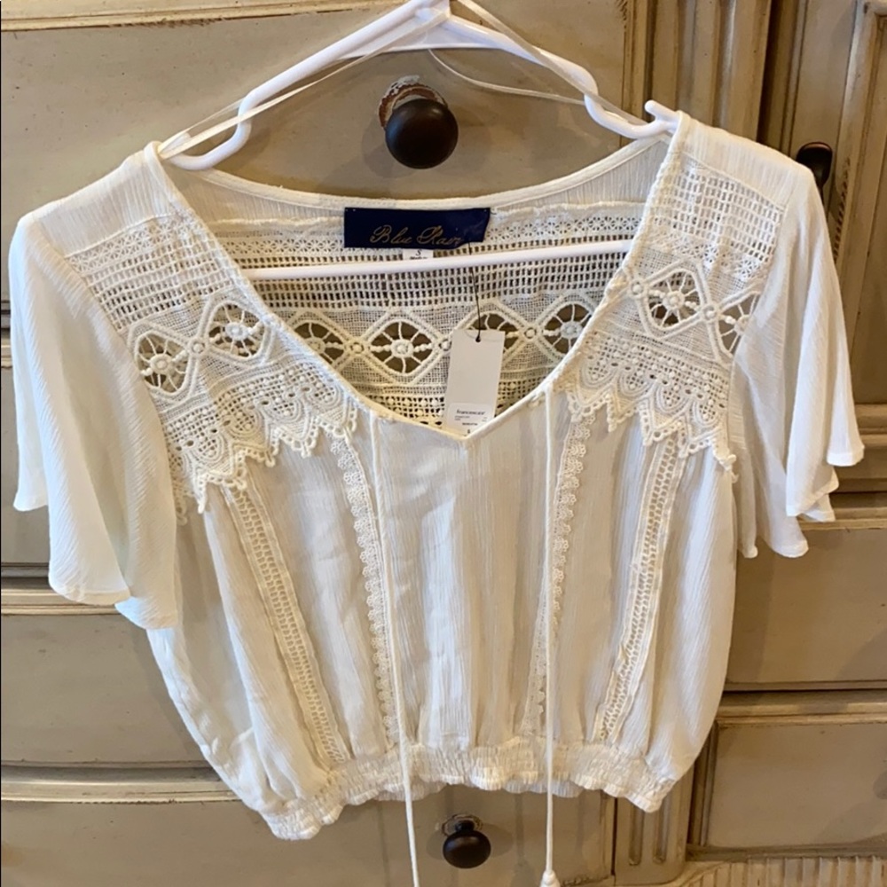 White Francesca's Blouse - WITH TAGS